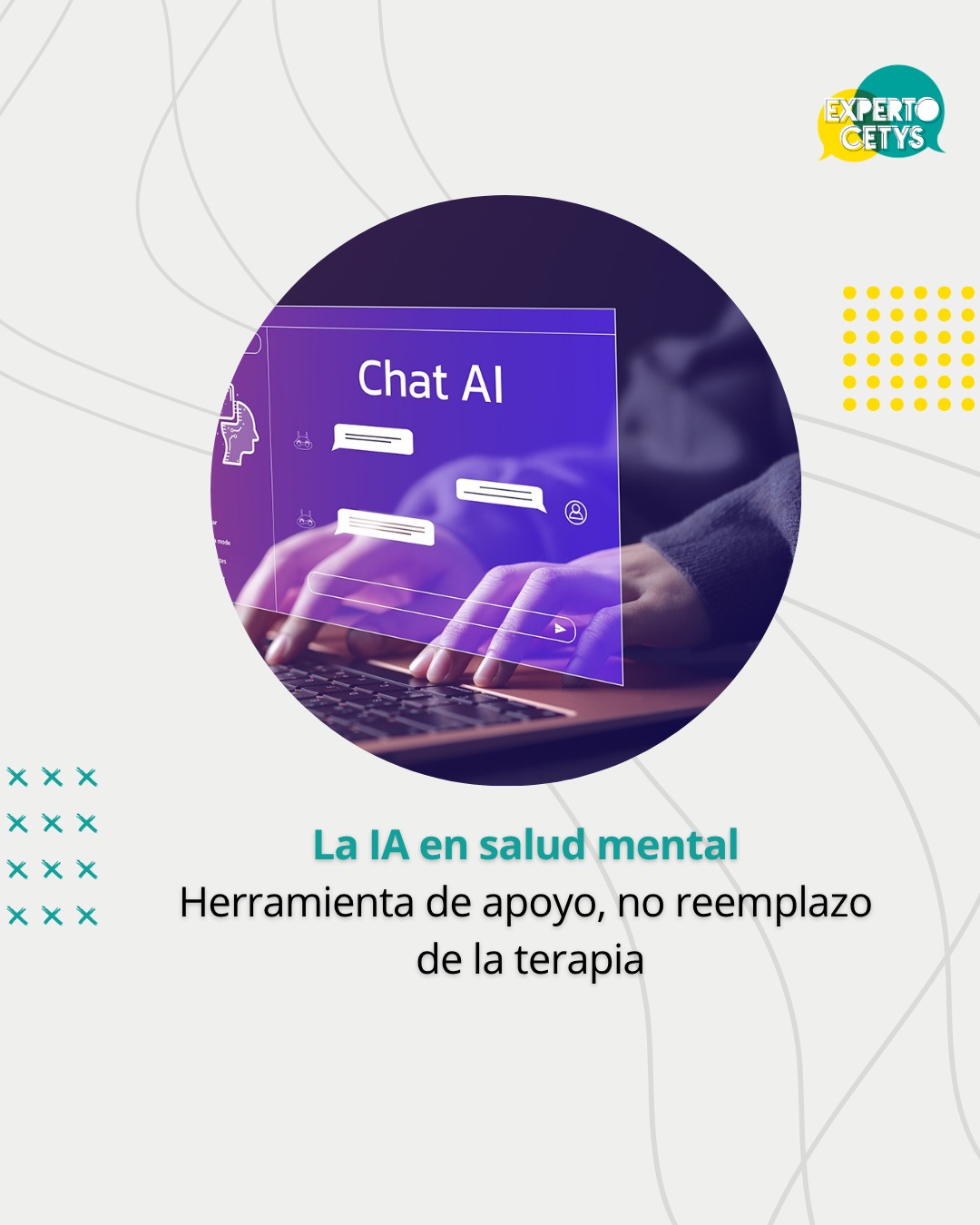LA IA EN SALUD MENTAL: HERRAMIENTA DE APOYO, NO REEMPLAZO DE LA TERAPIA