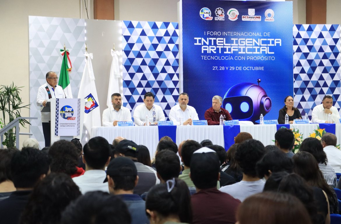UABCS inaugura el Primer Foro en Inteligencia Artificial con la presencia de destacadas personalidades